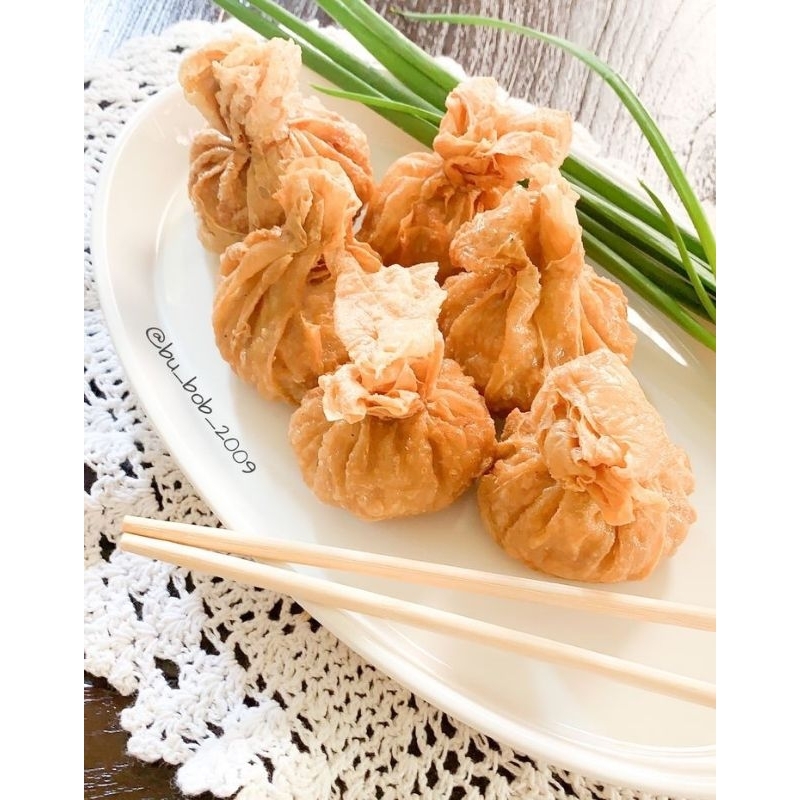 

Dimsum Ekado Goreng Freezer Premium (full daging + telur + sedikit tepung) 10 pcs HALAL