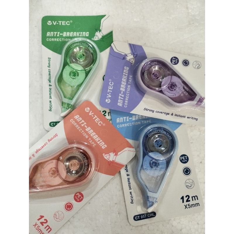 

CORRECTION TAPE CT 957 CHL merk VTEC CORRECTION RODA TYPE EX RODA PENGHAPUS RODA