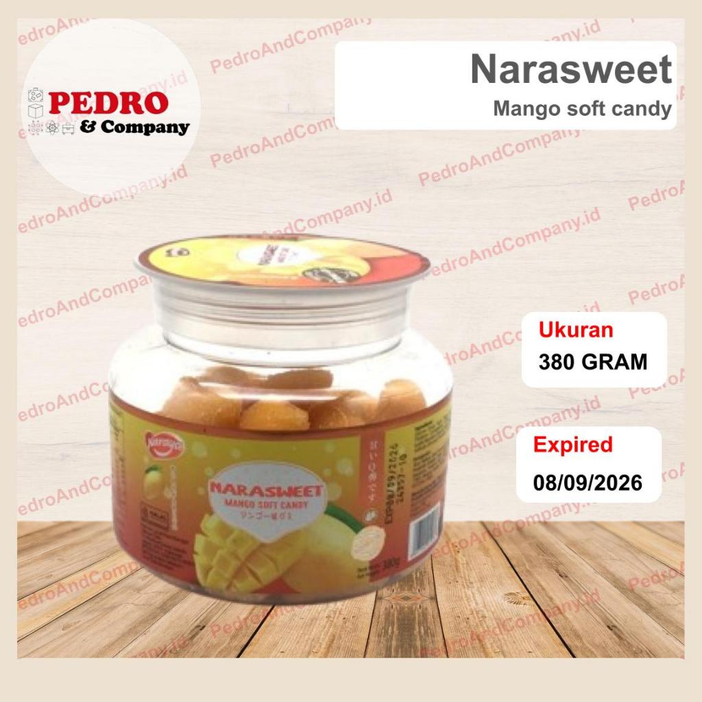 

Naraya permen jelly rasa MANGGA 380 gram Narasweet Wanglai soft candy mango