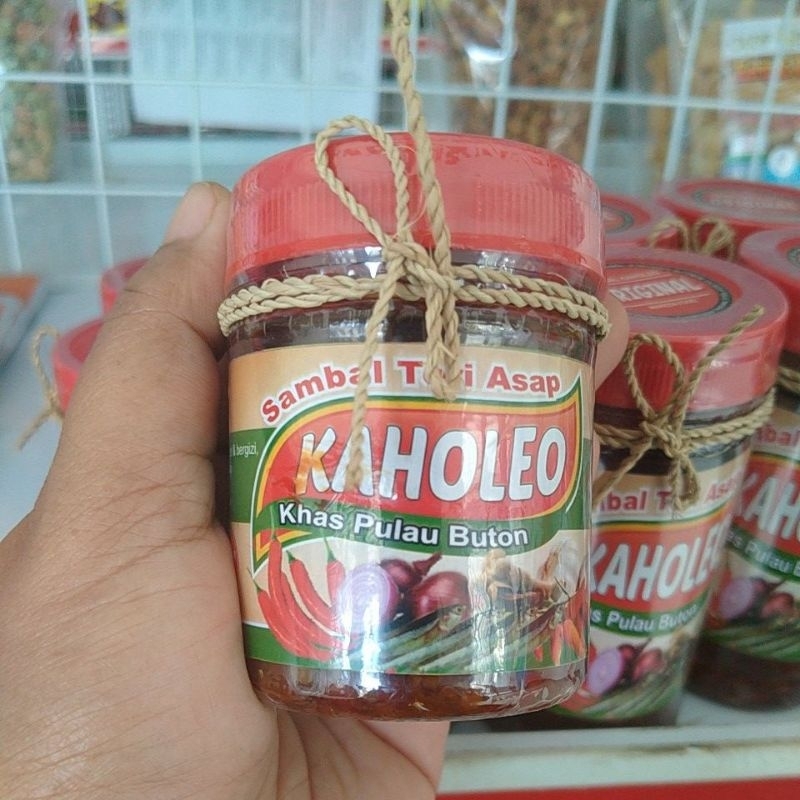 

Sambal Teri Asap Kaholeo khas Pulau Buton Kemasan 100 gram