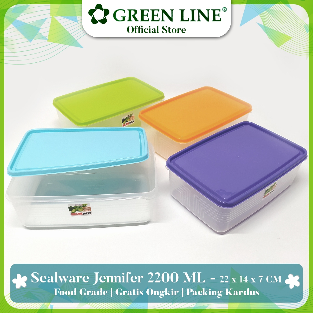 Greenline Sealware Toples Segi Besar Jennifer - 2200 ML
