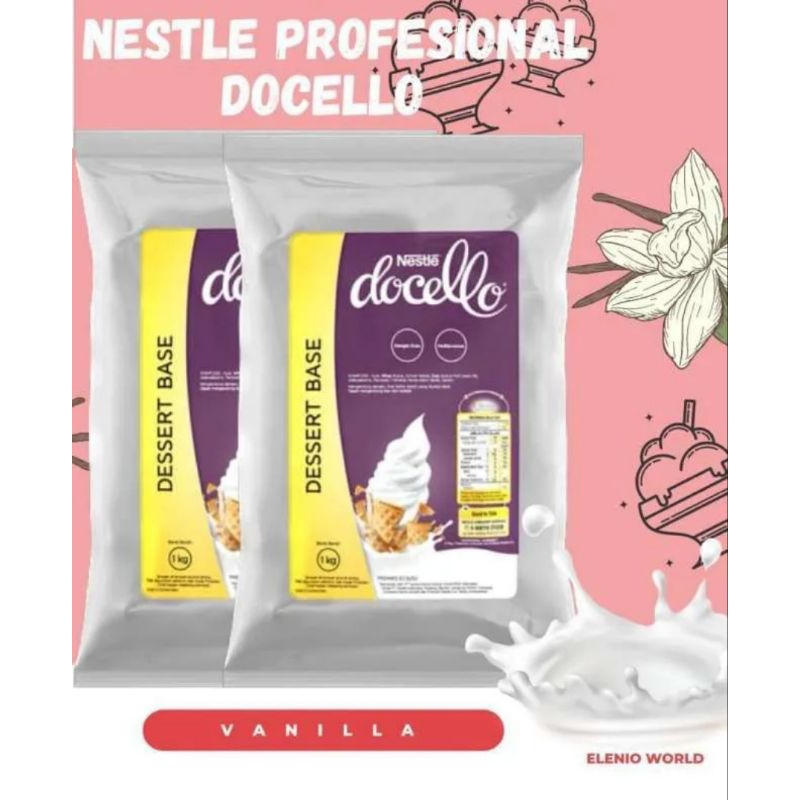 

Docello Dessert Base Bubuk / powder ice cream / bubuk ice cream 1 kg