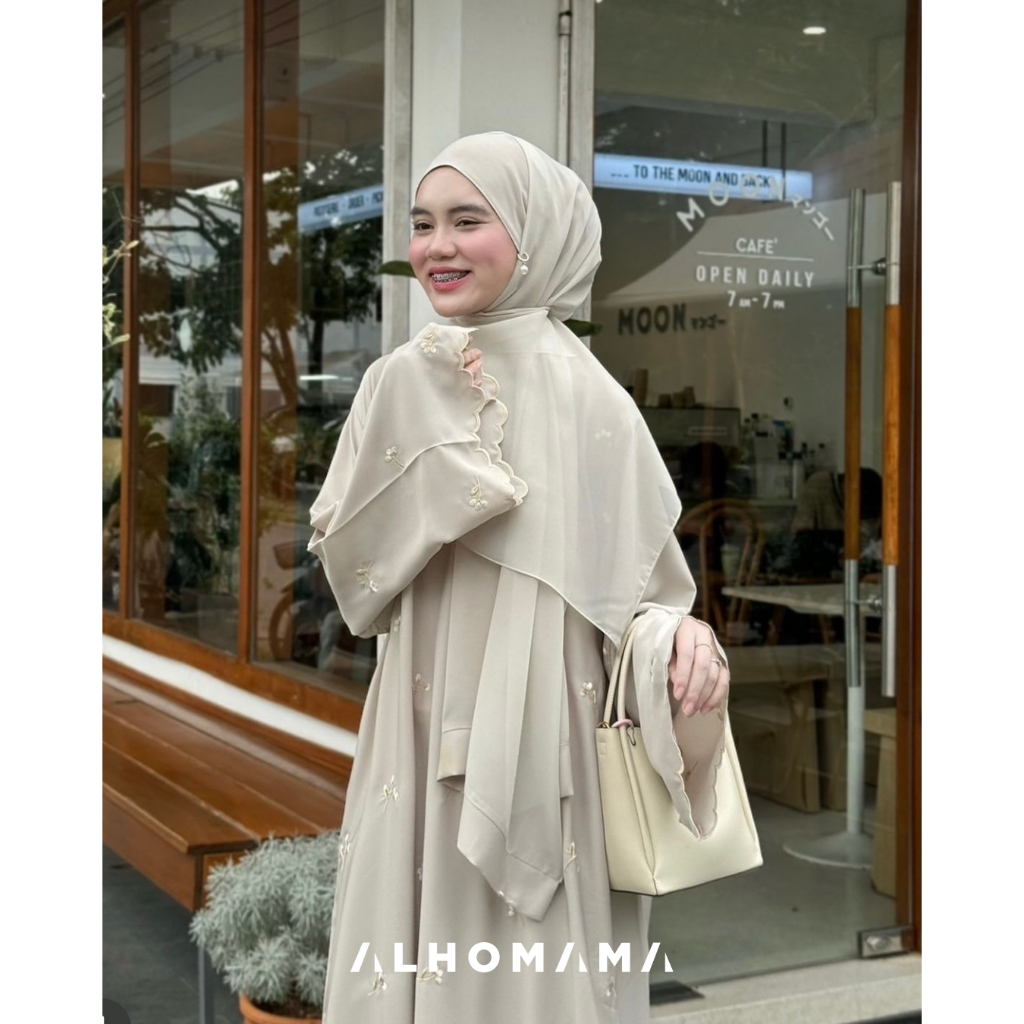 Abaya Mudawamah (Set Pasmina Abaya umroh & haji)