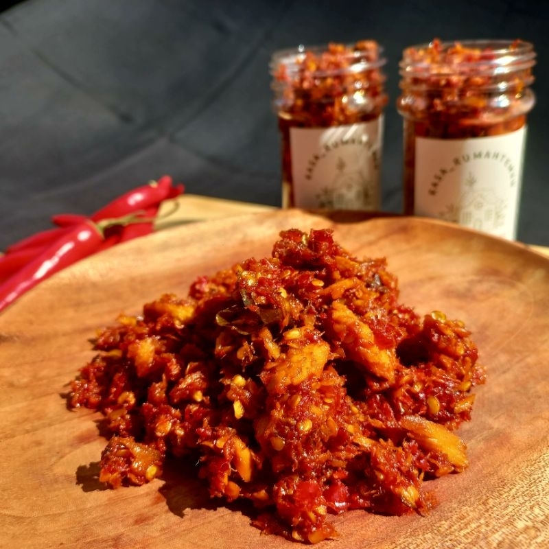 

Sambal Tuna Samudra 125, gr homemade tanpapengawet, minyak sedikit