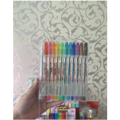

PULPEN GLITER 12 WARNA