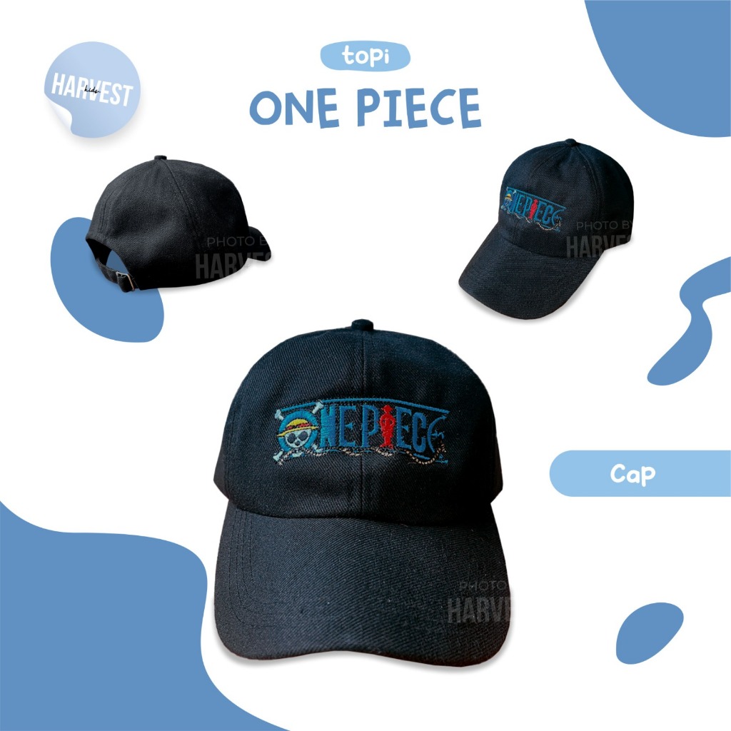 Topi Anak Gambar One Piece Bordir / TOPI ONE PIECE