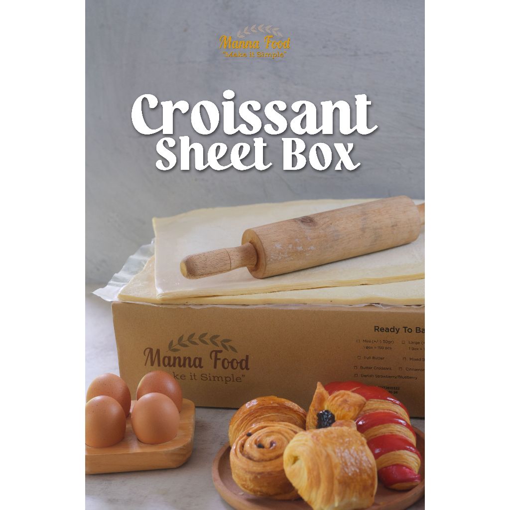 

Croissant/ Danish Sheet Lembaran per Box