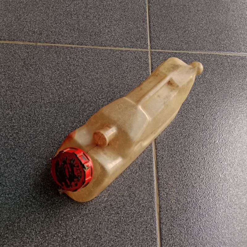 botol tabung tempat oli sampinh yamaha v75 v80 ori