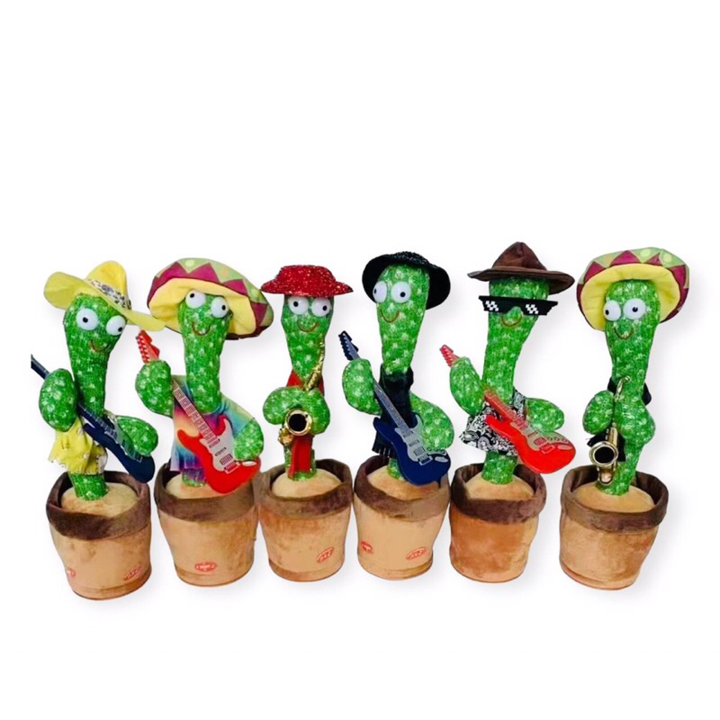 Mainan kaktus / kaktus goyang / mainan bisa bicara