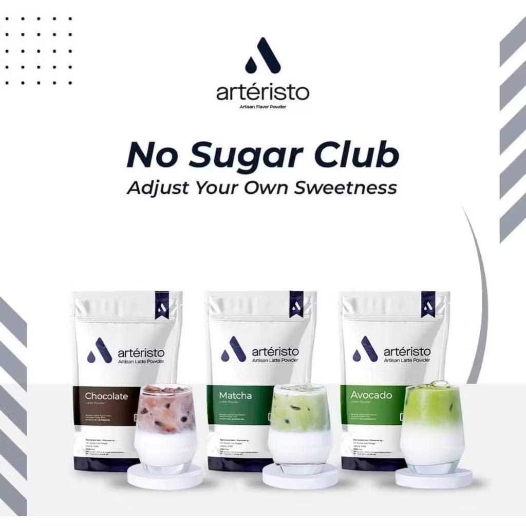 

RB ARTERISTO COFFEE LATTE PREMIUM POWER DRINK 500GR - TANPA GULA PASIR - Bubuk Minuman Instant