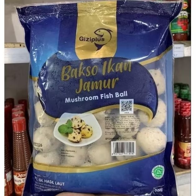 

GIZIPLUS Bakso Ikan Jamur 500gr.