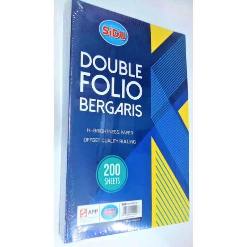 

Kertas Folio 1 Pack Isi 200 Lembar