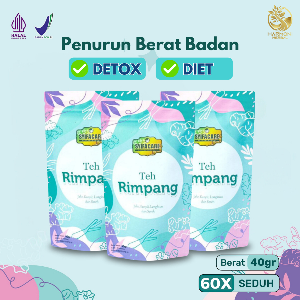 

Paket 3 Pouch Teh Rimpang Syifacare 100% Dari Bahan Herbal Alami | Teh Rimpang Celup Subur Rahim Resep Dr Zaidul Akbar