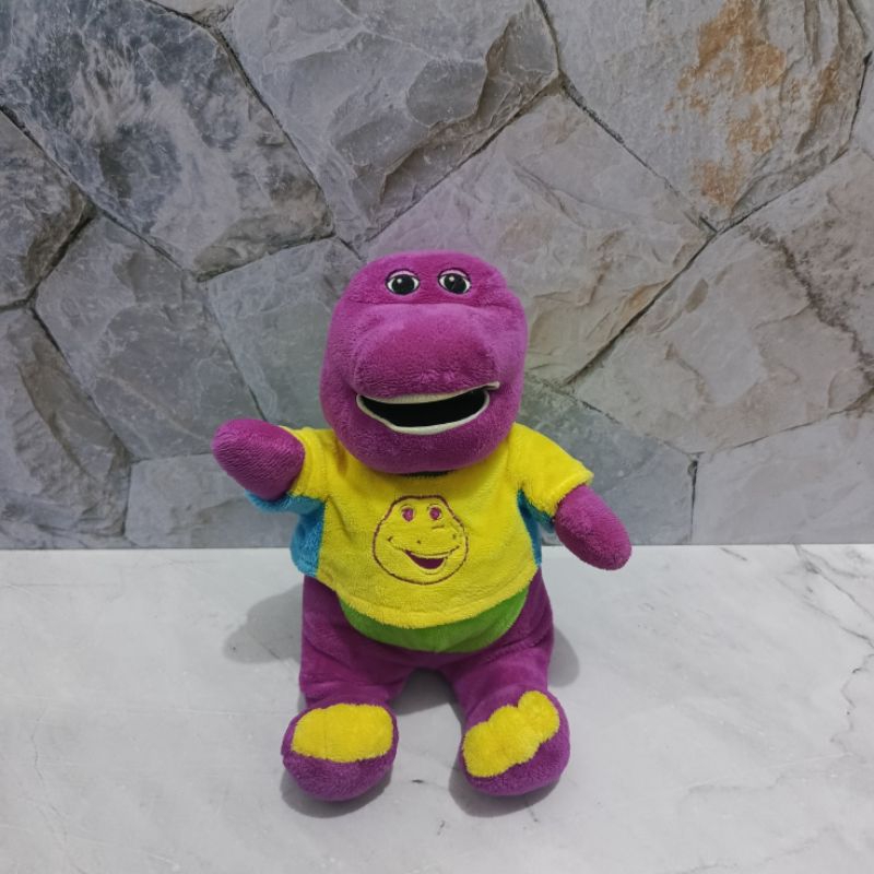 Boneka Vintage Karakter Barney Original