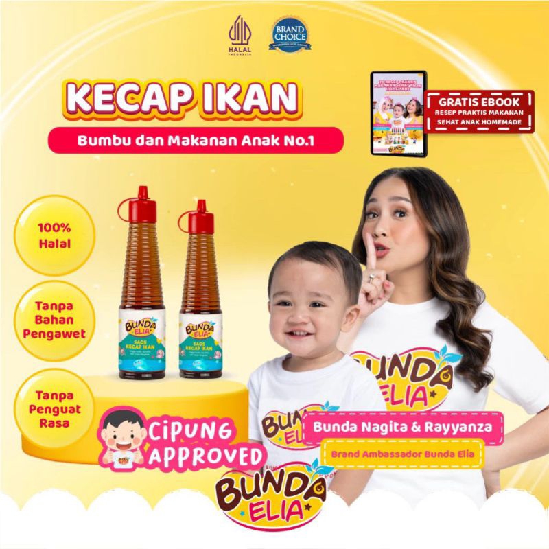 

Bumbu Bunda Elia Kecap Ikan Non MSG / Kecap MPASI / Kecap Anak /Kecap MPASI / Kecap Anak / Kecap Bayi / Kecap Ikan Halal