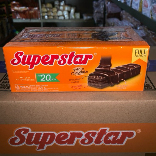 

Superstar full coklat isi 20 bungkus