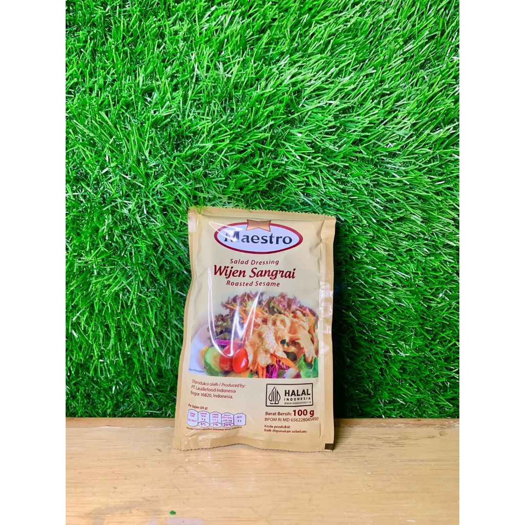 

Maestro Wijen Sangrai 100gr/Roasted Sesame 100gr