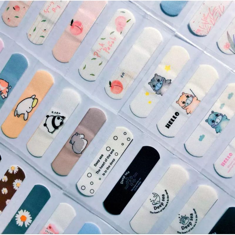 [Isi60] Hansaplast Waterproof Motif Karakter / Stiker Luka Motif Kartun Anti Air