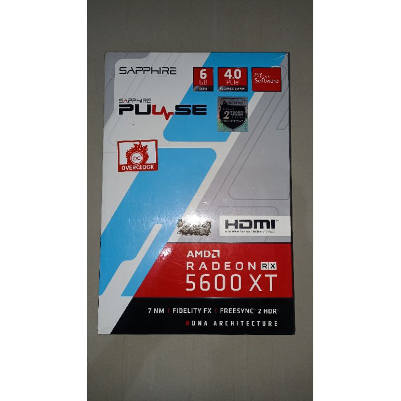 Sapphire Radeon RX 5600 XT 6gb GDDR6 - Pulse OC | Graphic Card