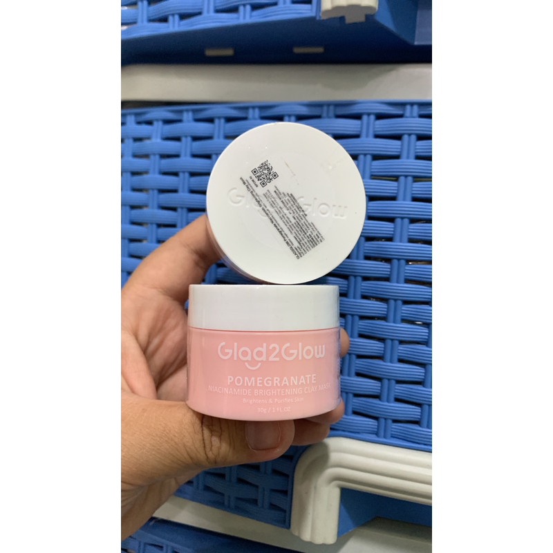 GLAD2GLOW POMEGRANATE BRIGHTENING CLAY MASK