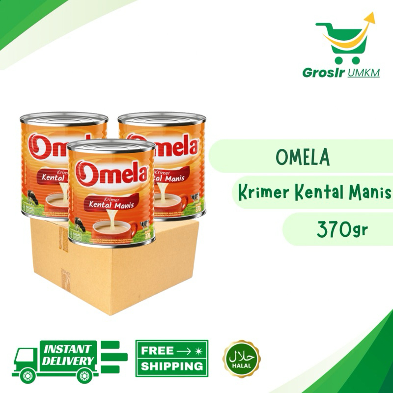 

Grosir UMKM - OMELA Krimer Kental manis 370gr - Susu kental manis - Susu krimer