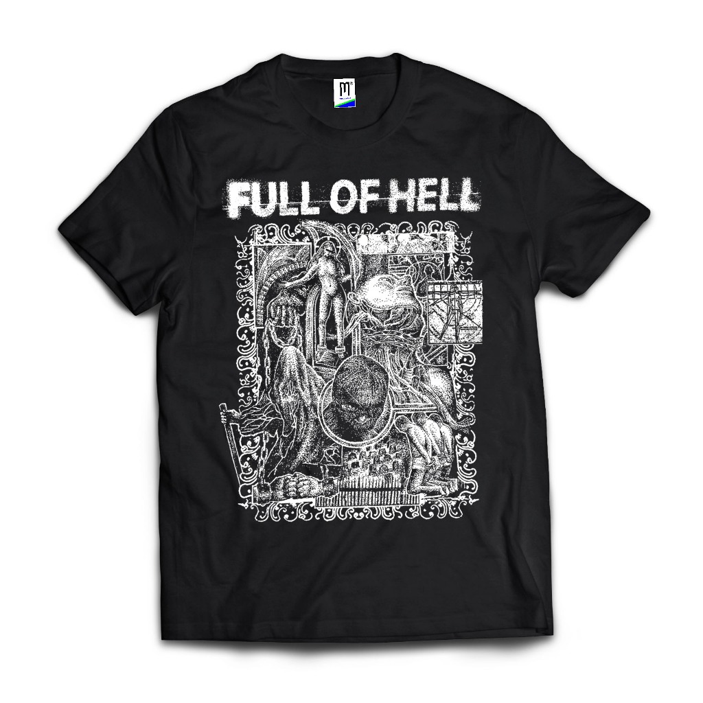 T shirt FULL OF HELL | Full of hell | Tag Merchcons | kaos band | kaos metal | kaos punk