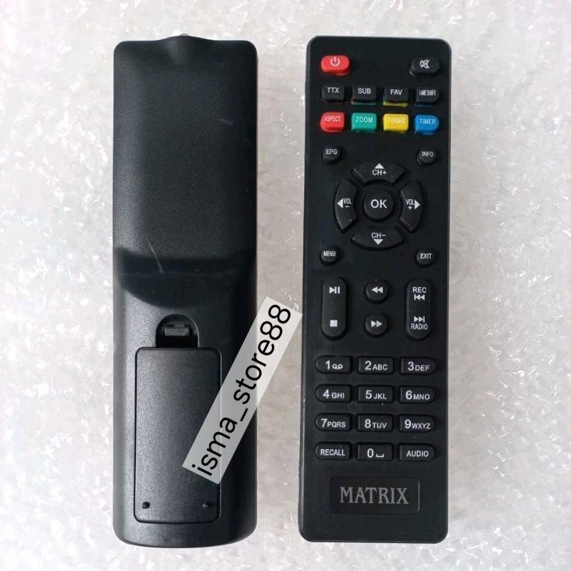 REMOT STB MATRIX APPLE HD MERAH DVB T2
