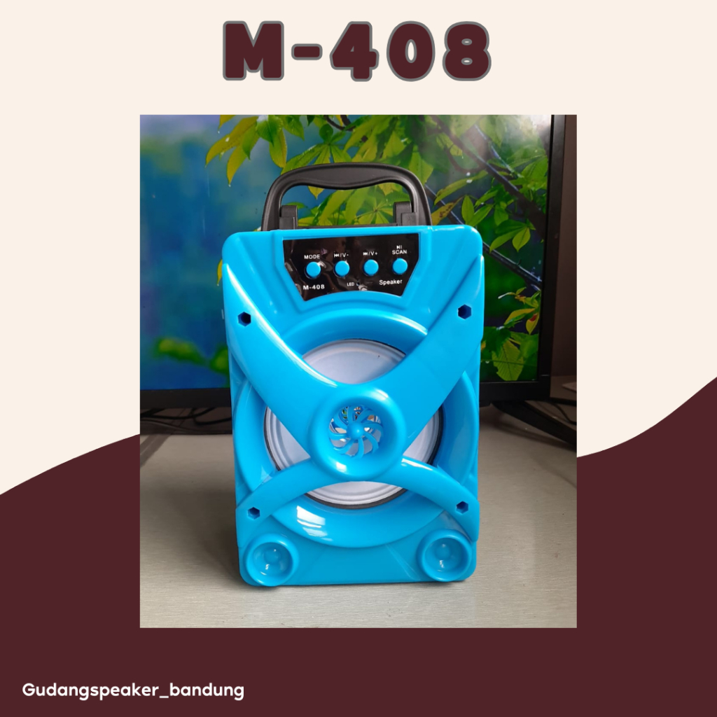SPEAKER PORTABLE BT SPEAKER M408 WIRELESS BLUETOOTH