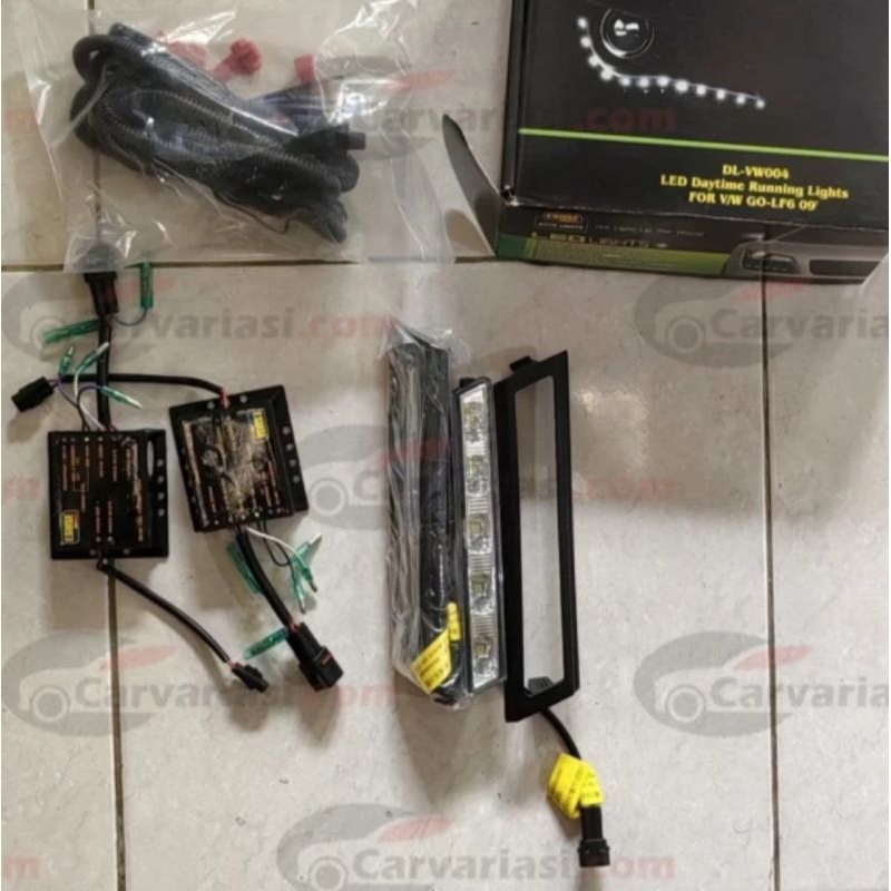 DRL VW GOLF MK6 2008-2012 LAMPU DRL VW GOLF