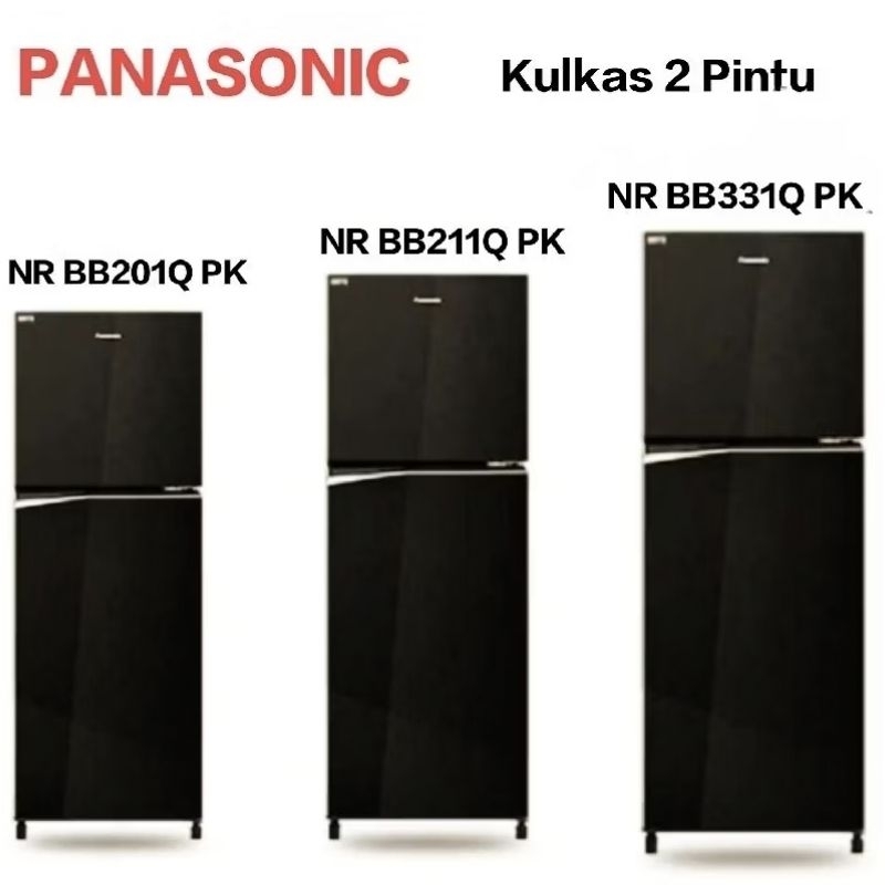 Kulkas Dua Pintu Panasonic Eco Navi Inverter NR BB201Q PK/NR BB211Q PK/NR BB331Q PK
