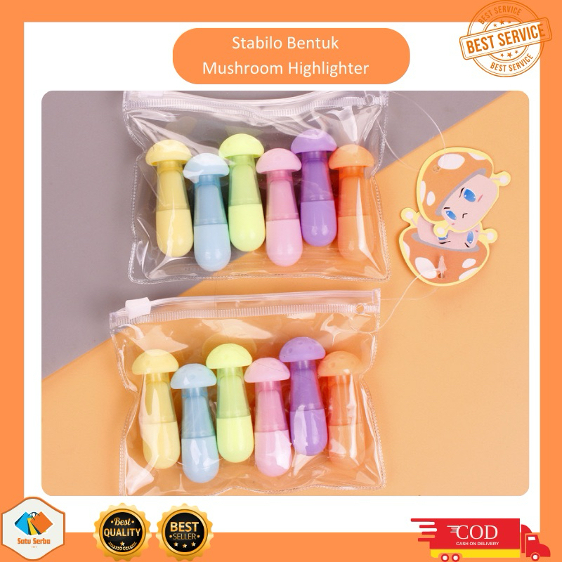 

Stabilo Highlighter lucu stabilo mushroom