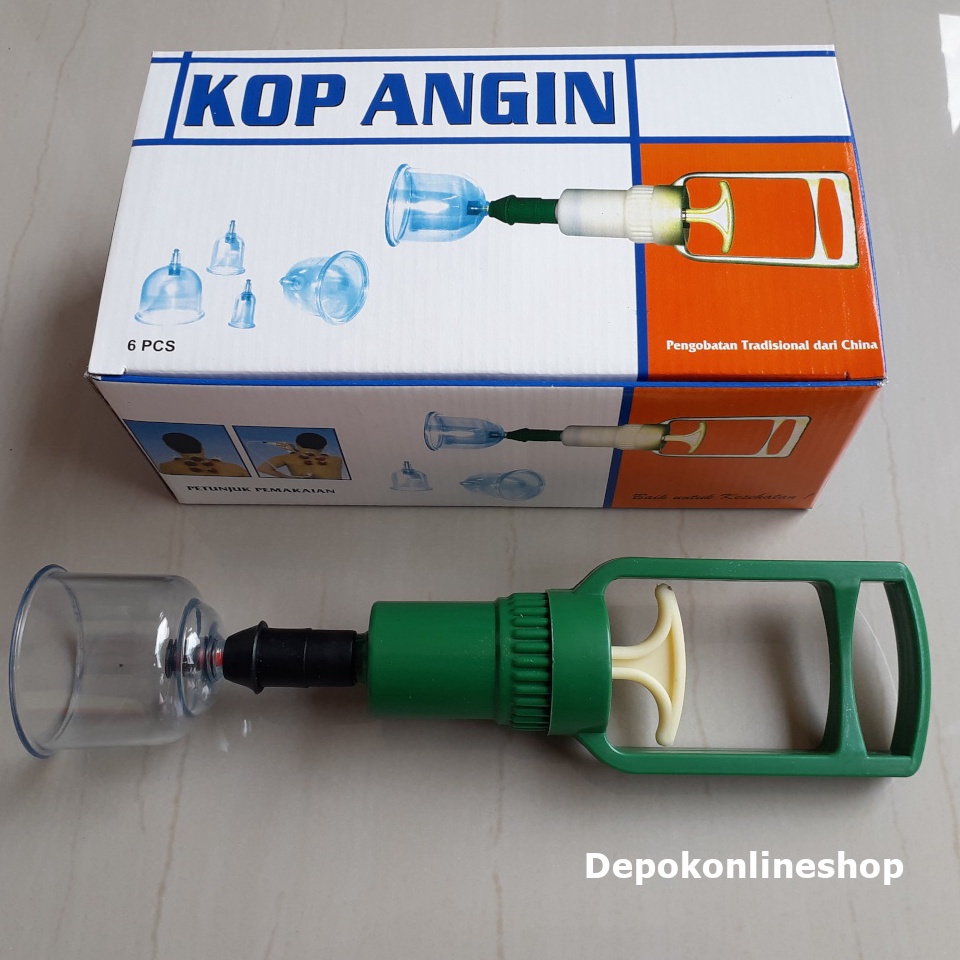 Buy Now Kop Angin Set Alat Bekam isi 6 Tabung Cop Alat Terapi Kesehatan Tradisional