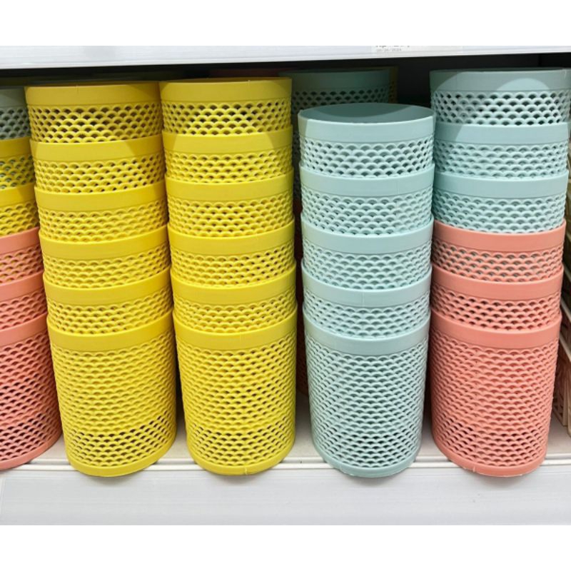

BUCKET PULPEN PENSIL/TEMPAT ALAT MAKEUP/BUCKET SENDOK KUE SERBAGUNA TEBAL