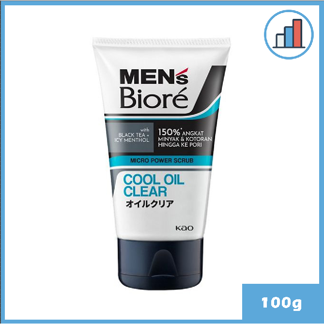 Men's Biore Cool Oil Clear Men 100g