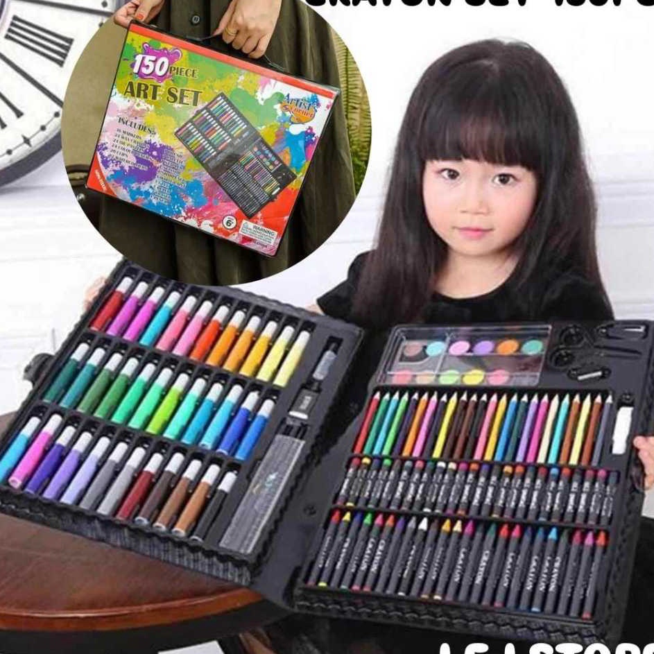 

Ready Update Crayon 15PCS Set Pensil Warna ART Alat GambarLengkap Alat Merwarnai Full Set