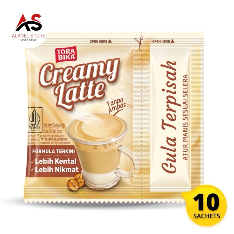 

Torabika Creamy Latte Renceng 10 sachet