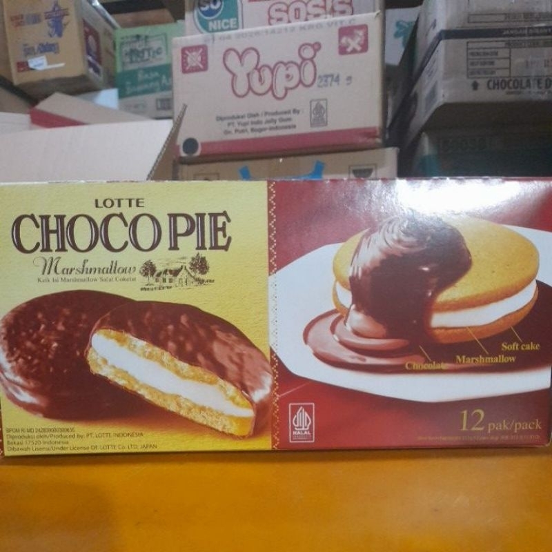 

CHOCOPIE LOTTE 2000 1 BOX ISI 12 PCS