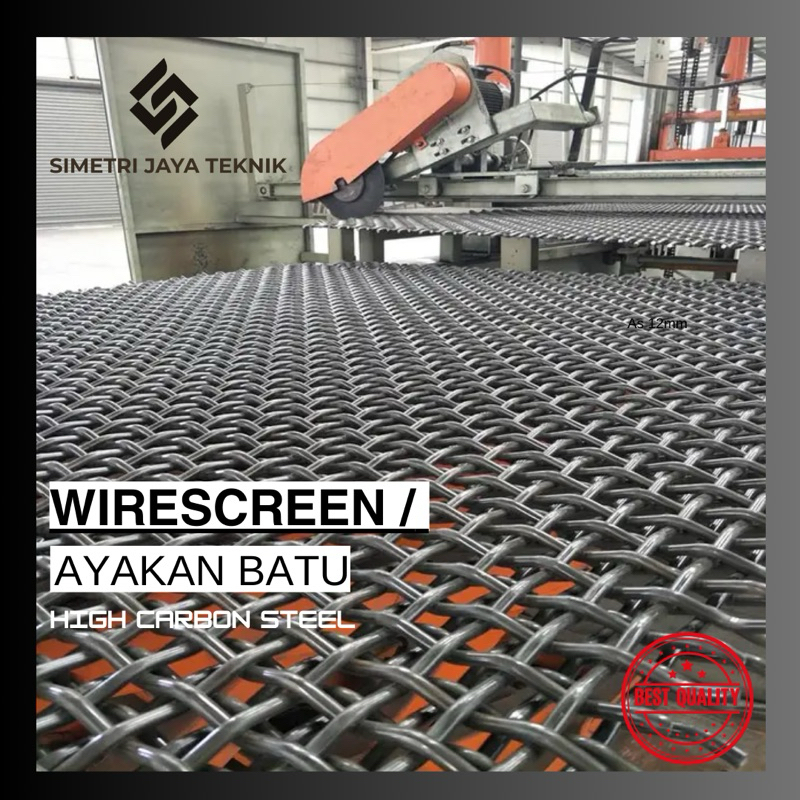 WIRE SCREEN / AYAKAN BATU / KAWAT ANYAMAN BATU SPLIT / TEKUK WIREMESH