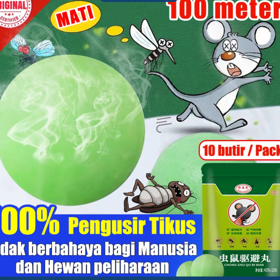 Anti Tikus Mobil Pengusir Tikus Pil Kamper Kapur Barus 10pcs/pack