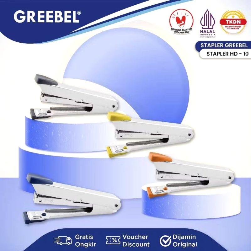 

Greebel Strapler HD-10 / Staples / Cekrekan / Stapler kapasitas 16 kertas