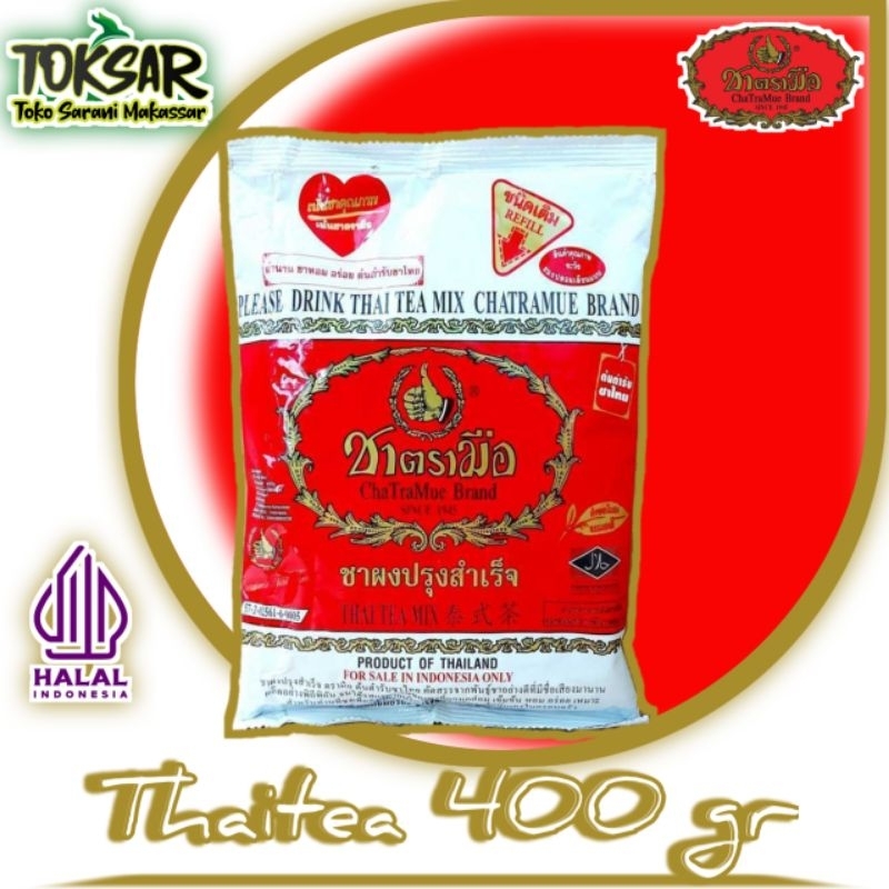 

Thaitea Original 400 gram | Teh Daun | Teh Thailand BPOM