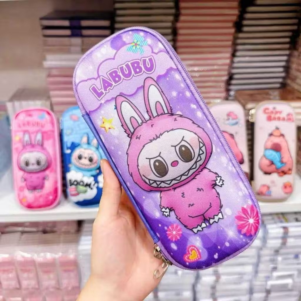 

Hemat 1 Produk Kotak Pensil 3D Tempat Pensil 3D Gambar Lucu Timbul anti air waterproof Unicorn elsa frozen Dino A119