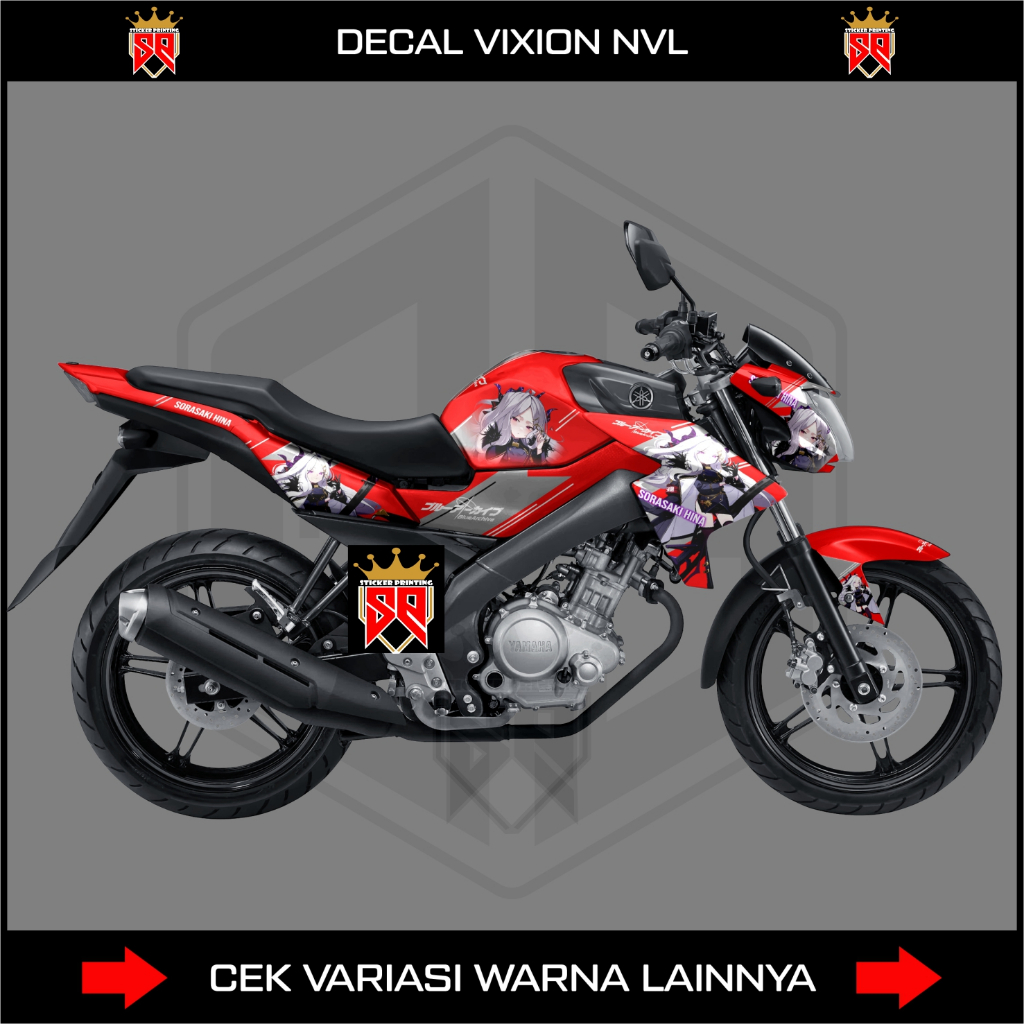 STRIPING VIXION NVL 2014 / DECAL STICKER FULLBODY YAMAHA VIXION NVL