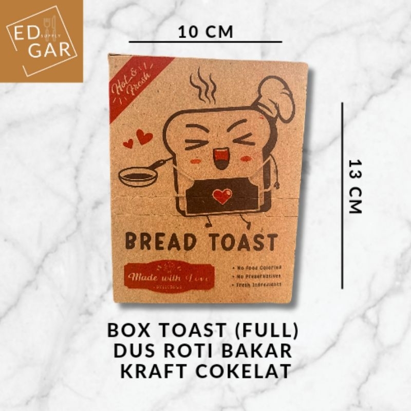 box toast FULL / dus roti bakar / box roti bakar / paper toast / paper roti bakar / dos roti bakar /