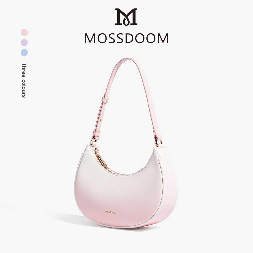 MOSSDOOM Tas Wanita Gradien Shoulder Bag Ketiak Bahu Bag