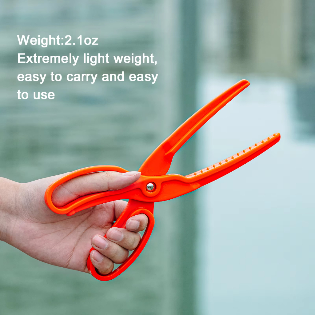 Tang Plastik Penjepit Ikan Boga Model Gunting Tang Pancing Plastik Multifungsi Lipgrip Orange Lip Gr