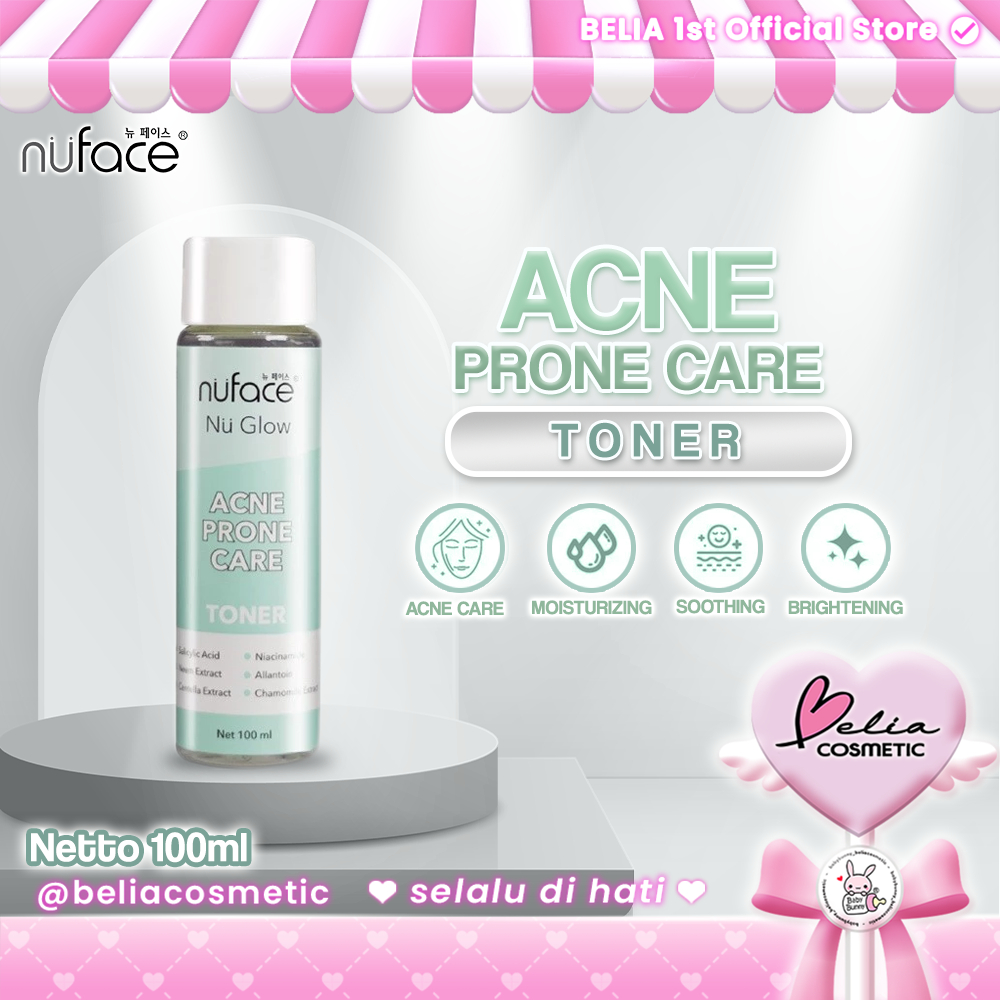 ❤ BELIA ❤ Nuface Nu Glow Acne Prone Care Toner | Normal to Oily Skin Toner