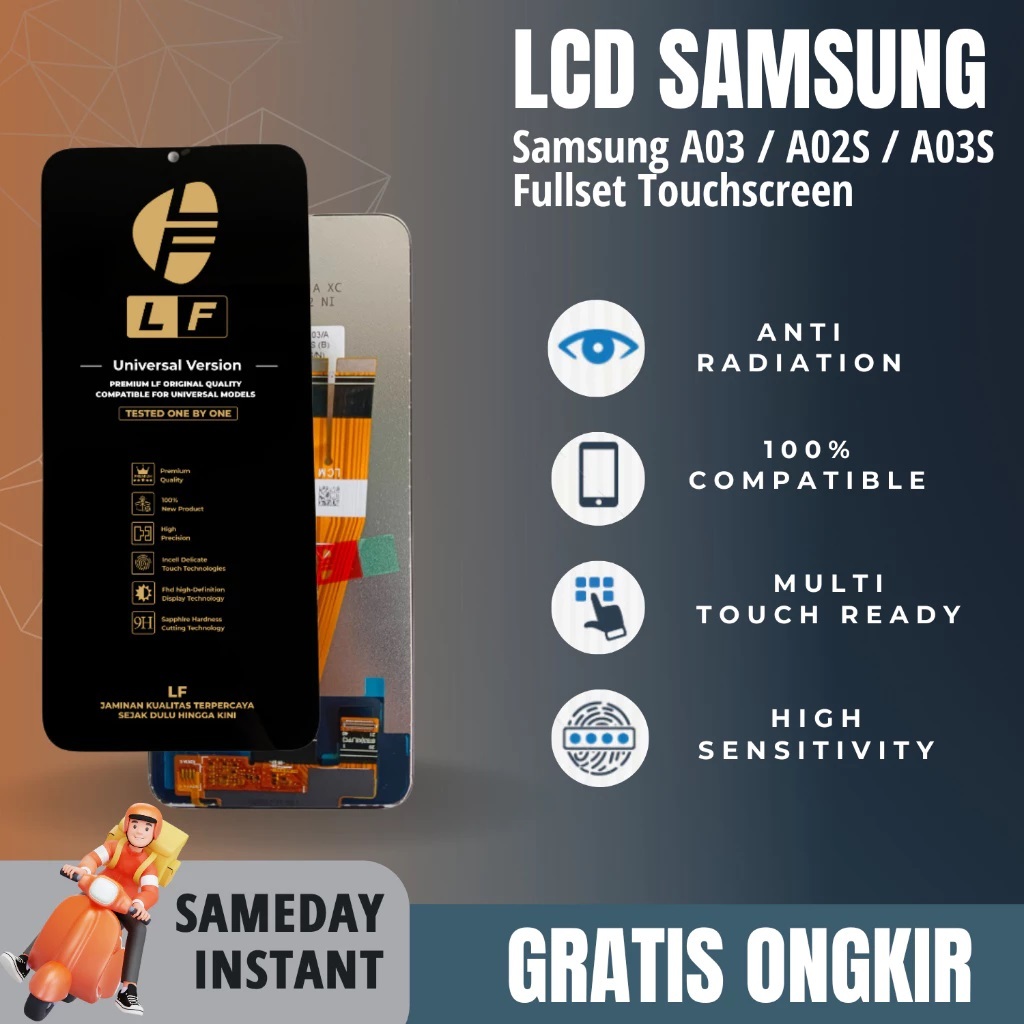 LCD Samsung A03 / Samsung A02S / Samsung A03S Fullset Touchscreen