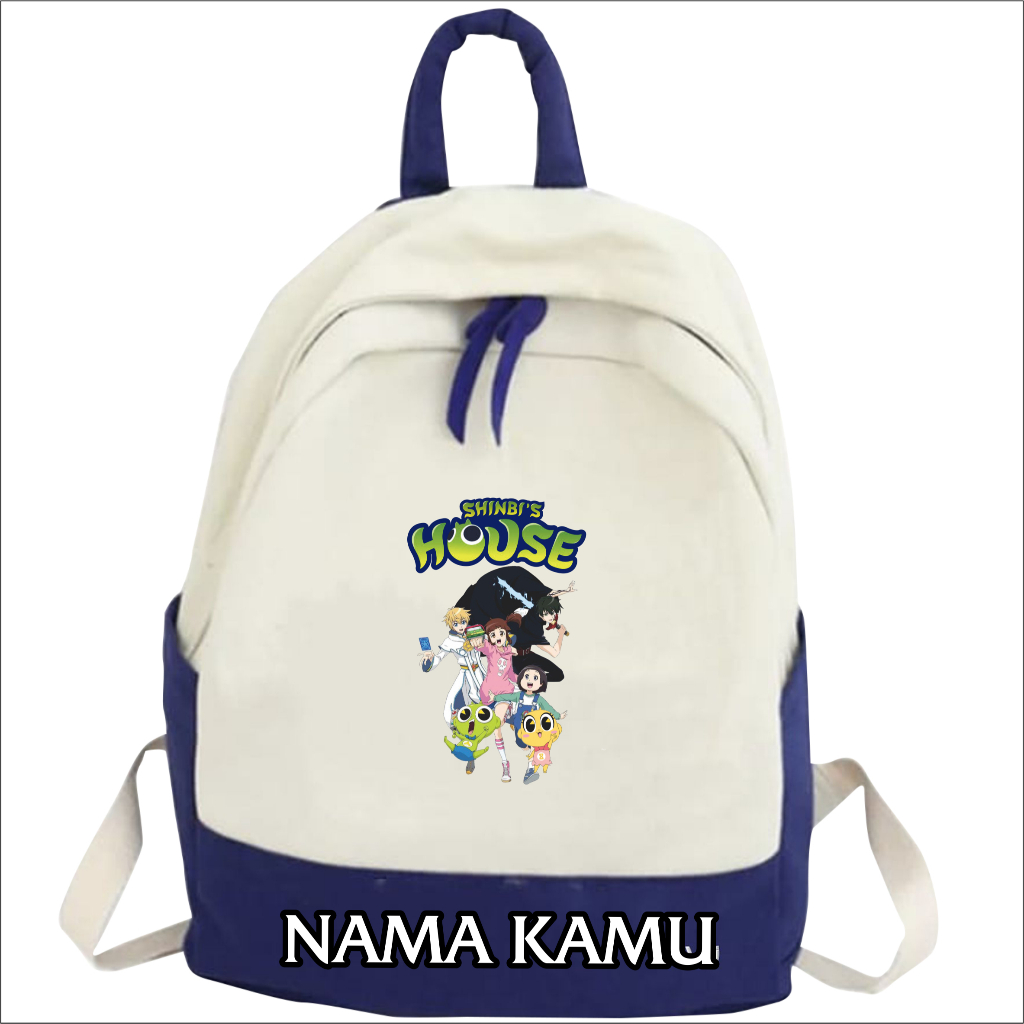 Tas Ransel Anak Laki Laki Perempuan Motif Shinbi House