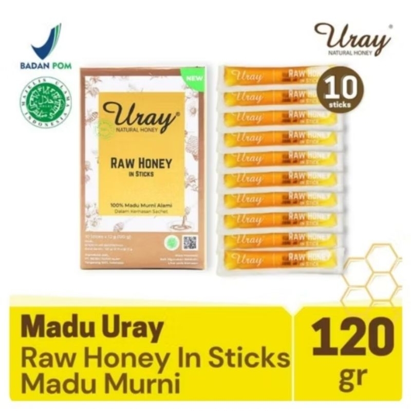 

MADU URAY STICK SACHET 25 stick ASLI MURNI GINGER MADU HUTAN NUTRISI NATURAL AHMAD HONEY ENAK STIK 1 box original stick murni sachet anak madu sachetan